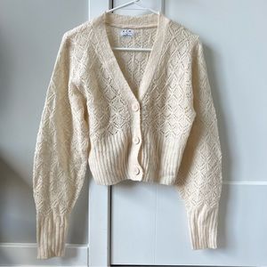 Ardene cropped knit cardigan